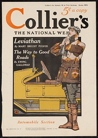             Collier's, automobile section. Collier's for January 10, in two sections. Section two.           by Edward Penfield