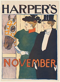             Harper's November           by Edward Penfield