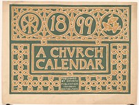             1899, a church calendar          