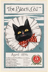             The black cat, April 1896.          