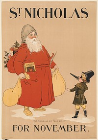             St. Nicholas for November. "St. Nicholas or your life!"          