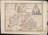             A new map of the Brittish Isles shewing their present genl. divisions, cities, and such other towns, or places, as answer to the towns of note in the time of the Romans : dedd. to His Highness William, Duke of Glocester          