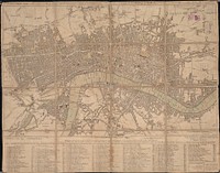             The London directory, or a new & improved plan of London, Westminster, & Southwark : with the adjacent country, the new buildings, the new roads, and the late alterations by opening of new streets, & widening of others          