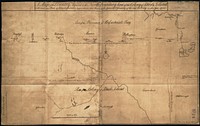             A map of the country adjacent to the north boundary line of the colony of Rhode Island as the same was run by commissioners appointed for that purpose by the general assembly of the said colony in the year 1750          