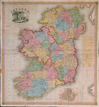             Ireland, from the best authorities : with distances in miles from Dublin          