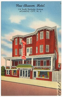             New Absecon Hotel, 114 South Kentucky Avenue, Atlantic City, N.J.          