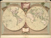             A new map of the world, with Captain Cook's tracks, his discoveries and those of the other circumnavigators          