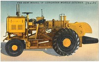             The new model "B" Longhorn Mobile Ditcher          