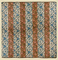 Factory-printed Chintz Strippie Quilt