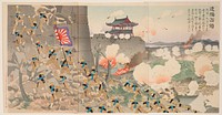 The Occupation of Liaoyang by Kobayashi Kiyochika