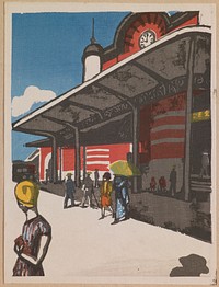 Tokyo Station, from the series “Recollections of Tokyo”