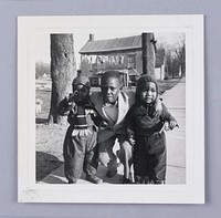 Untitled (Three Children on Sidewalk)