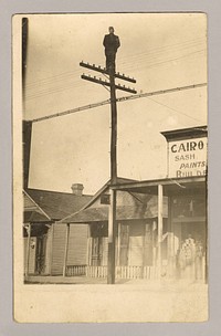 Untitled (man on pole)