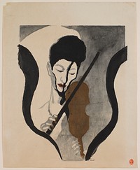 Impression of a Violinist (Portrait of Suwa Nejiko)