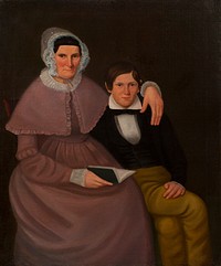 Hannah Cliff Cresswell (Mrs. George Cresswell) and Son Joseph