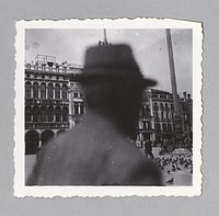 Untitled (blurry man in plaza)