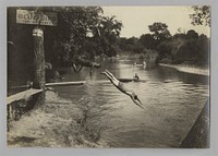 Untitled (swimmers in river)