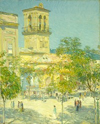 Street of the Great Captain, Córdoba by Frederick Childe Hassam