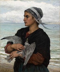 The Wounded Seagull by Jules Breton