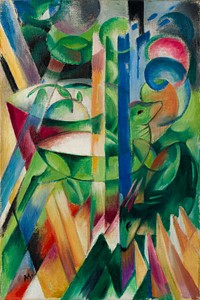 Franz Marc's The Little Mountain Goats