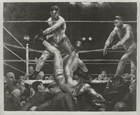 Dempsey and Firpo by George Wesley Bellows