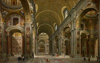 Interior of St. Peter’s, Rome