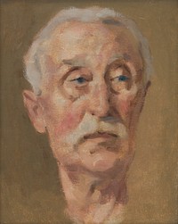 Portrait of the artist's father by Milan Thomka Mitrovský