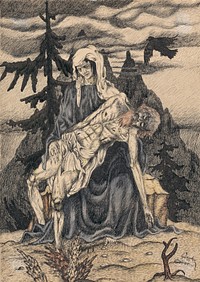 Pieta by Mikuláš Galanda