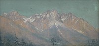 View of the high tatras by Ferdinand Katona