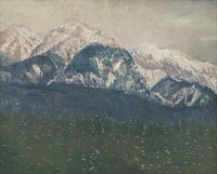 View of the high tatras by Ferdinand Katona