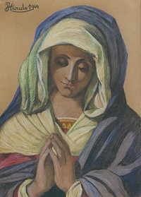 Virgin mary by Jozef Hanula