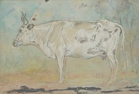 White cow, Lajos Deák Ébner