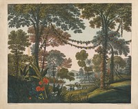 Indian garden - theatrical decoration, Winckelmann And Son