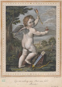 Cupid with an arrow, Angelo Zaffonato