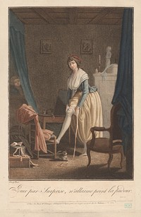 Girl getting dressed, Louis Léopold Boilly