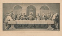 The last supper, Heinrich Maria Von Hess