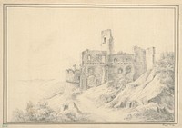 Castle ruins, Franz Hauer