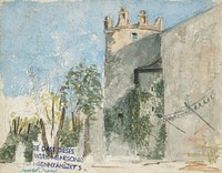 Study of the mansion by László Mednyánszky