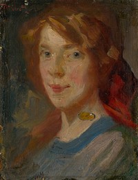 Portrait of daughter irma, Ludovít Pitthordt