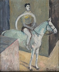 Circus rider (at the holy communion) by Cyprián Majerník