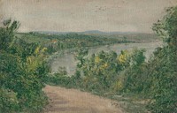 Landscape from the basin of the danube, Karol Miloslav Lehotský