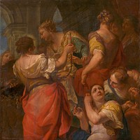 Achilles and the daughters of king lycomedes, Antonio Molinari