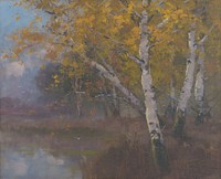 Birch trees, László Kézdi Kovács