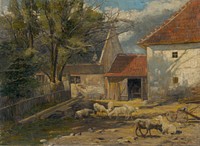 Farm courtyard, Ferdinand Kyselý