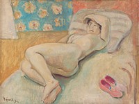 Resting woman by Cyprián Majerník