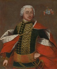 Portrait of a zeman in ceremonial costume, Ján Gottlieb Kramer