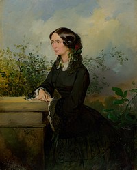 Portrait of baroness hedviga ledererová, née mednyánszka by Ledererová