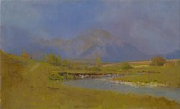 After spring rain under the tatras by László Mednyánszky