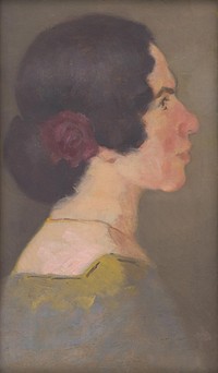 Study for the portrait of the artist jonášová by Milan Thomka Mitrovský