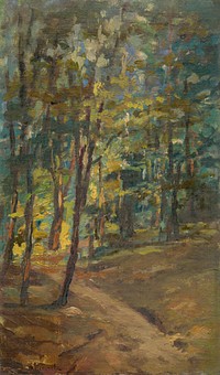 Forest interior, Leopold Horovitz